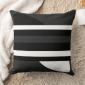 黒、白、グレー クッション (ブランケット)