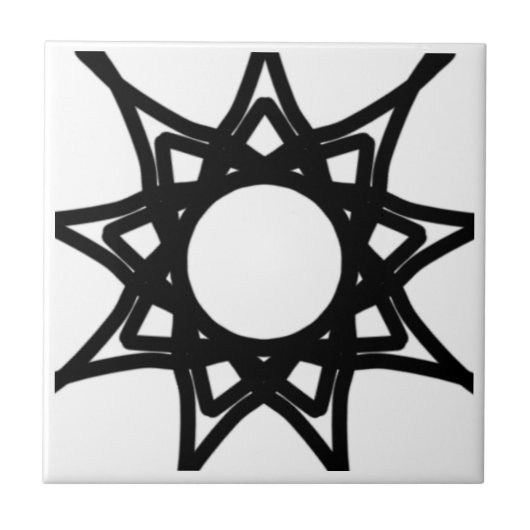 黒&白 タイル (正面)