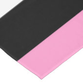 黒、白、ピンクの各ストライプ色 テーブルクロス (アングル)