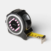 黒、白、ピンクの各ストライプ色 メジャー (傾斜)