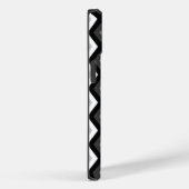 黒、白、灰色のダイヤモンドパターン Case-Mate iPhoneケース (裏面 / 右)