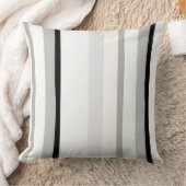 黒、白、緑の抽象芸術ストライプ クッション (ブランケット)