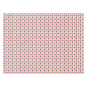 黒/白/赤のカー遊ドすべてのシンボルLino Cut テーブルクロス (正面(横))