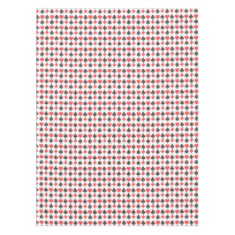 黒/白/赤のカー遊ドすべてのシンボルLino Cut テーブルクロス