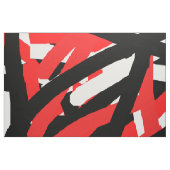 黒・白・赤のグラフィティ ファブリック (ファットクウォーター)