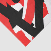 黒・白・赤のグラフィティ 薄葉紙 (詳細)