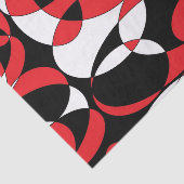 黒、白、赤の楕円ティッシュペーパー 薄葉紙 (詳細)