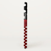 黒、白、赤の水玉模様iPhone xケース Case-Mate iPhoneケース (裏面/右)