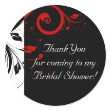 黒、白、赤の逆旋回ステッカスタムカー