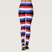 黒、白、赤、青の各 レギンス (裏面)