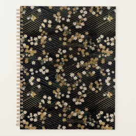 黒・白・金ゴールドフローラ千代上プランナー プランナー手帳