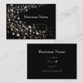 黒(白/金ゴールド星)名刺 名刺 (正面/裏面)