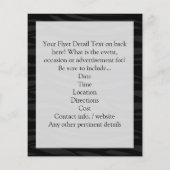 黒/白Tuxedo チラシ (裏面)