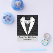 黒/白Tuxedo チラシ (シングル)