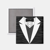 黒/白Tuxedo マグネット (正面/裏面)