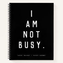 黒 私は忙しくない タイポグラフィー 白 面白い