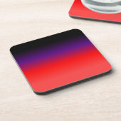 黒、紫、赤のグラデーション コースター (左側)