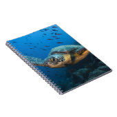 黒（緑）亀（チェロニアアガッシジ） ノートブック (右側)