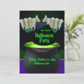 黒 緑 紫の魔女の薬草 招待状 (スタンド正面)