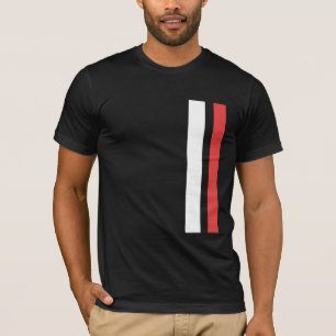 黒(線赤と白Tシャツ付) Tシャツ