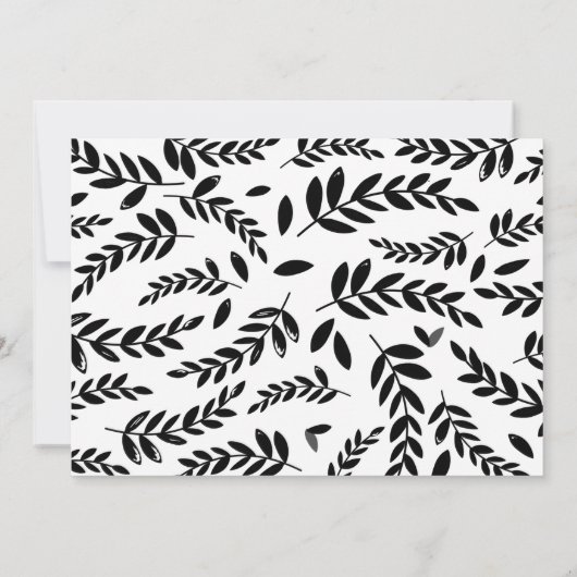 黒 + 群葉のピンクのAppleの白人の先生 ノートカード (裏面)