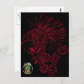 黒/赤冷酷 ポストカード (正面/裏面)