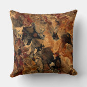 黒、赤、さび クッション (裏面)