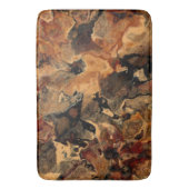 黒、赤、さび バスマット (正面縦)