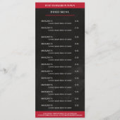 黒、赤 メニュー (正面)