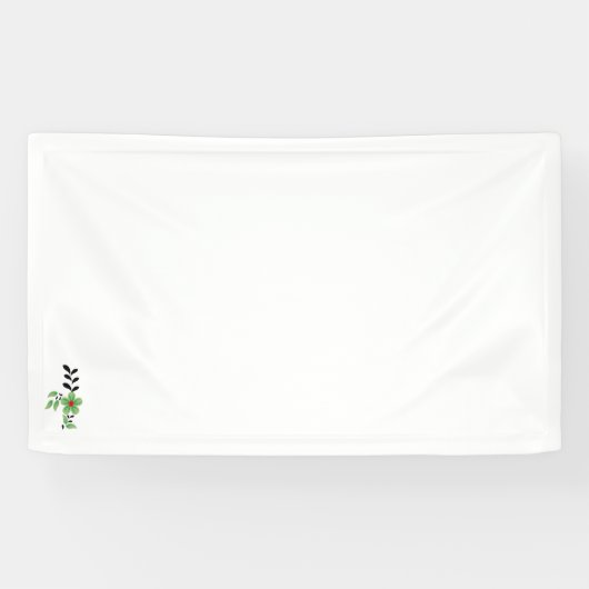 黒、赤、緑のクリップアートデザインビニールバナー 横断幕 (横)