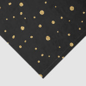 黒(金ゴールドドット) 薄葉紙 (詳細)