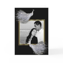 黒、金ゴールド、白の孔雀の優雅は感謝していしています