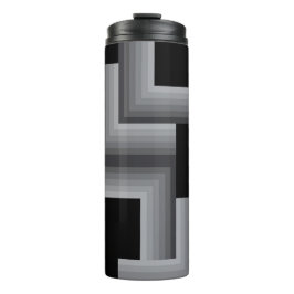 黒、銀、カッコいい、ユニークトレンディー タンブラー