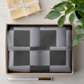 黒、銀、カッコいい、ユニークトレンディー 薄葉紙 (ギフト)