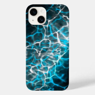 黒、青、白の稲妻水反射 Case-Mate iPhone 14ケース