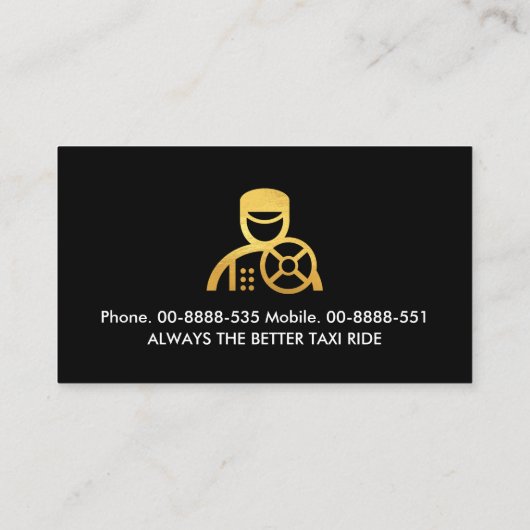 黒(黄すごい色のタクシータブ付き) 名刺 (裏面)