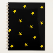 黒（黄色） プランナー手帳 (正面)