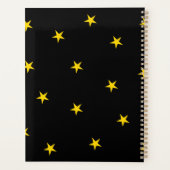 黒（黄色） プランナー手帳 (裏面)