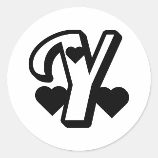黒、黒人、黒糖、黒糖、黒、文字Yシール大 ラウンドシール