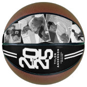 黒 2025 卒業 4年生 フォト バスケットボール (正面)