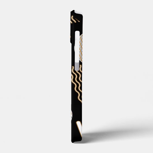 黒 Case-Mate iPhoneケース (裏面 / 左)