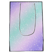 黒"PUGプリンセス"  ミディアムペーパーバッグ (裏面)