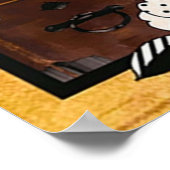 黒Butler Sebastian amp; amp; amp; amp; sky ポスター (角)