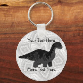 黒Dinoキーチェーン キーホルダー (正面)