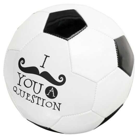 黒I mustache you a question サッカーボール (3/4)