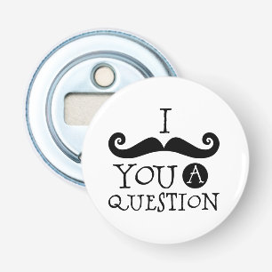 黒I mustache you a question 栓抜き