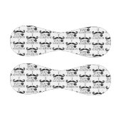 黒I mustache you a question 野球ボール (パネル)