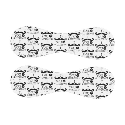 黒I mustache you a question 野球ボール (パネル)