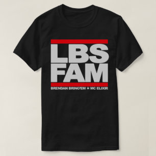 黒LBSの伝統の Tシャツ