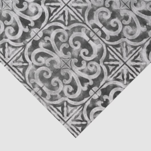 黒n素朴ホワイトファームハウスタイルデクページ 薄葉紙 (詳細)